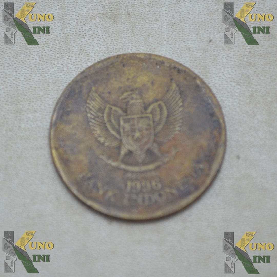 KOIN KUNO KARAPAN SAPI 100 RUPIAH & KOMODO 50 RUPIAH, 1996-1998, 2 pcs ...