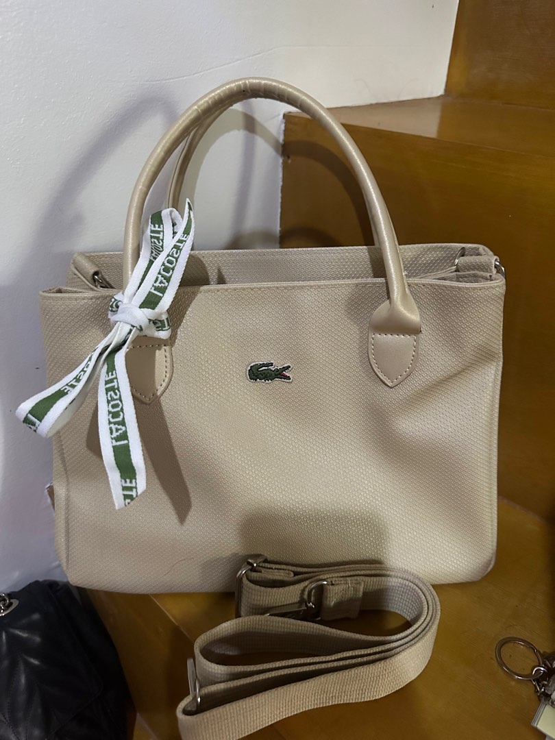 Lacoste handbag with sling, Women's Fashion, Bags & Wallets, Shoulder