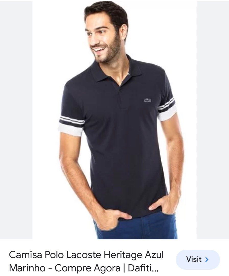 Lacoste Polo Shirt Men s Fashion Tops Sets Tshirts Polo