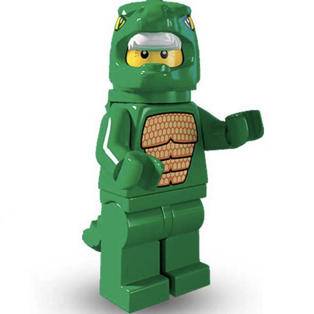 Lego Minifigure Series 4 Lizard Suit Guy, Hobbies & Toys, Toys & Games on Carousell