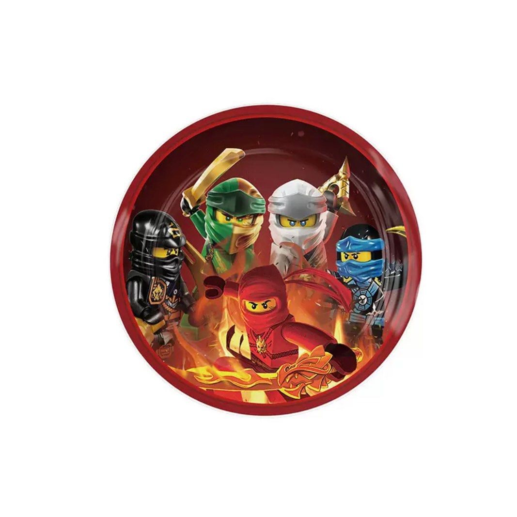 Ninjago shop paper plates