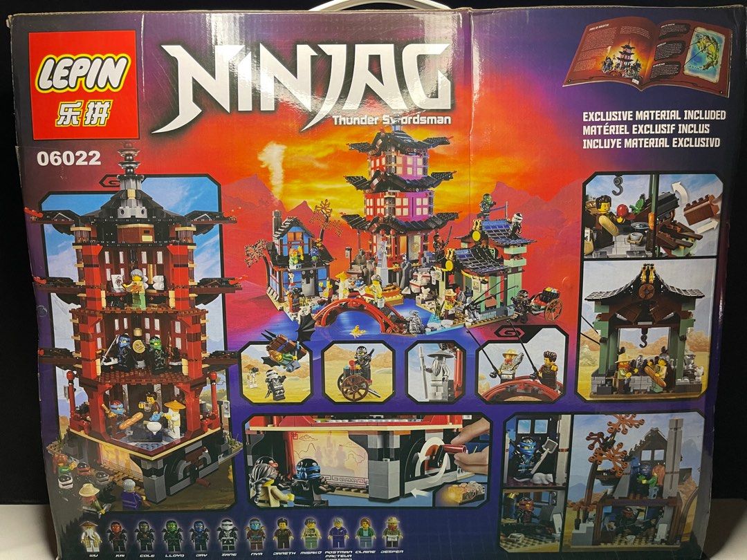 Lepin ninjago top temple of airjitzu
