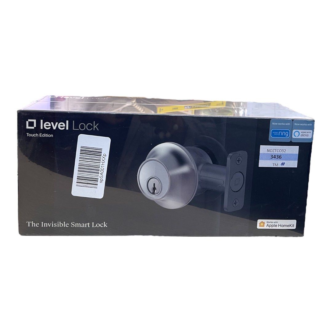 Level Lock Smart Lock Touch Edition, Keyless Entry Using Touch, a Key