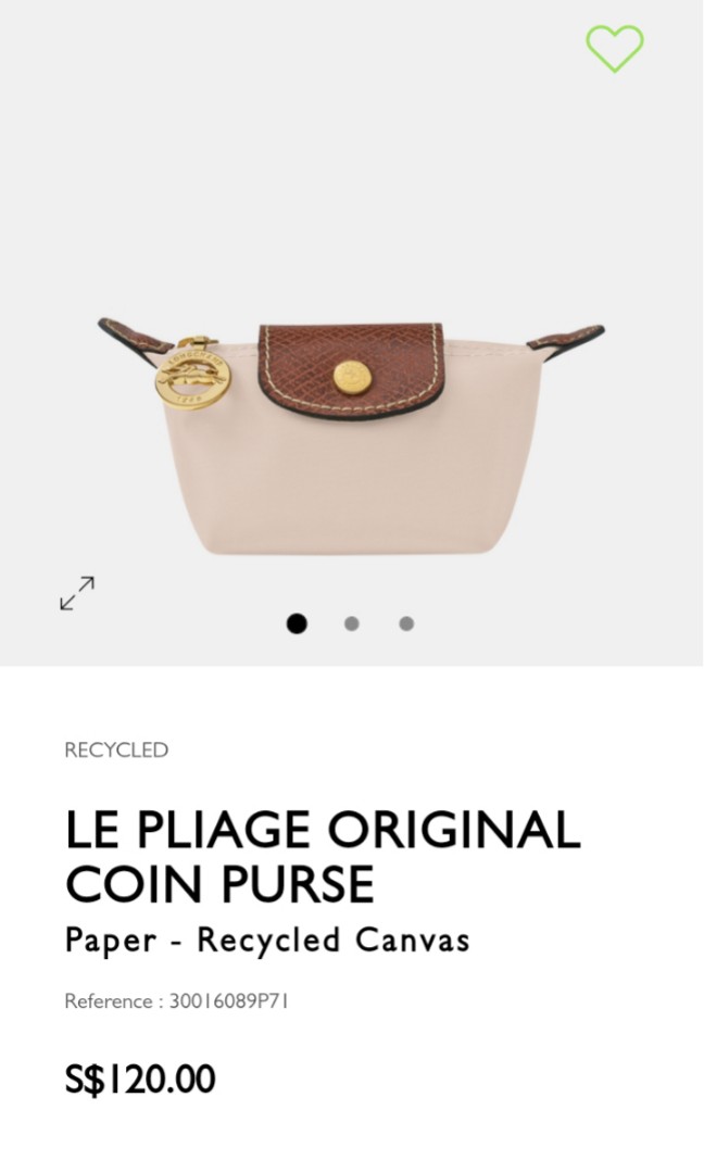 Le Pliage Original Coin purse Paper - Recycled canvas