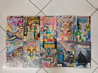 Lot 10x Armageddon 2001 Series Comics - Batman, Superman, Flash, Justice League, Alien Agenda etc