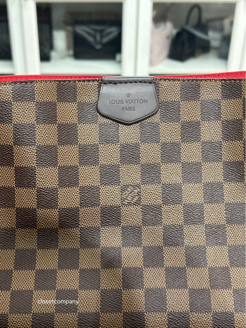 Louis Vuitton Graceful GM Damier Ebene Canvas Microchip