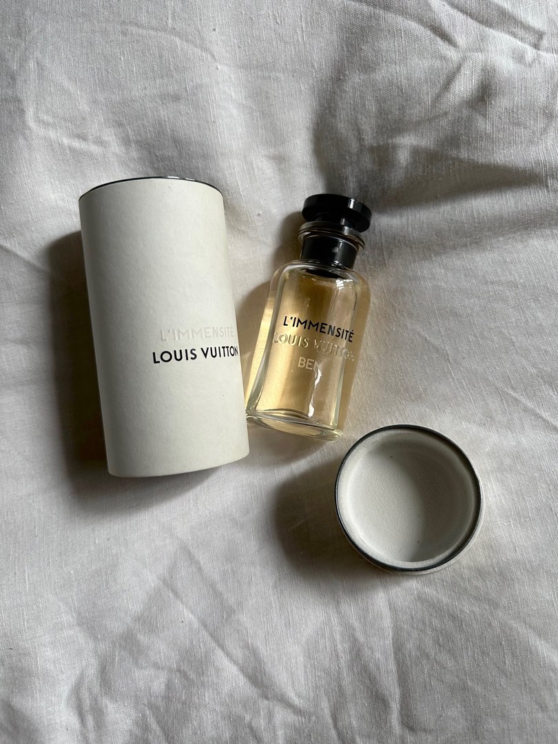 Louis Vuitton L'MMENSITE unisex perfume/ cologne empty bottle with paper  box - CAN DO REFILL, Beauty & Personal Care, Fragrance & Deodorants on  Carousell