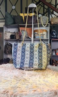 JZC1115 Denim Beach Pouch, Luxury, Bags & Wallets on Carousell