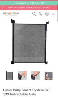 Lucky baby smart clearance system retractable gate