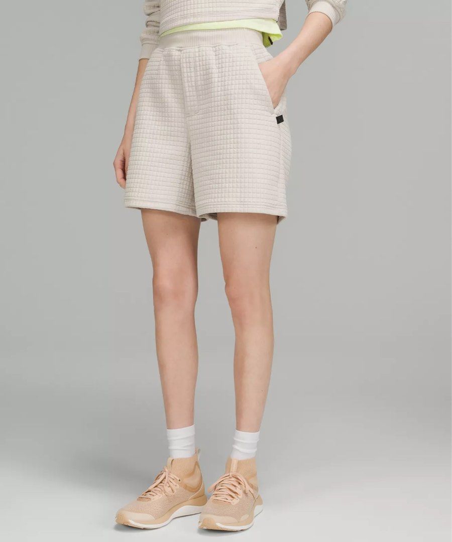 Lululemon Lab Textured grid quilted shorts Women s Fashion