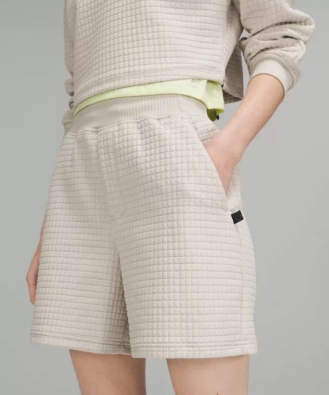 Lululemon Lab Textured grid quilted shorts Women s Fashion
