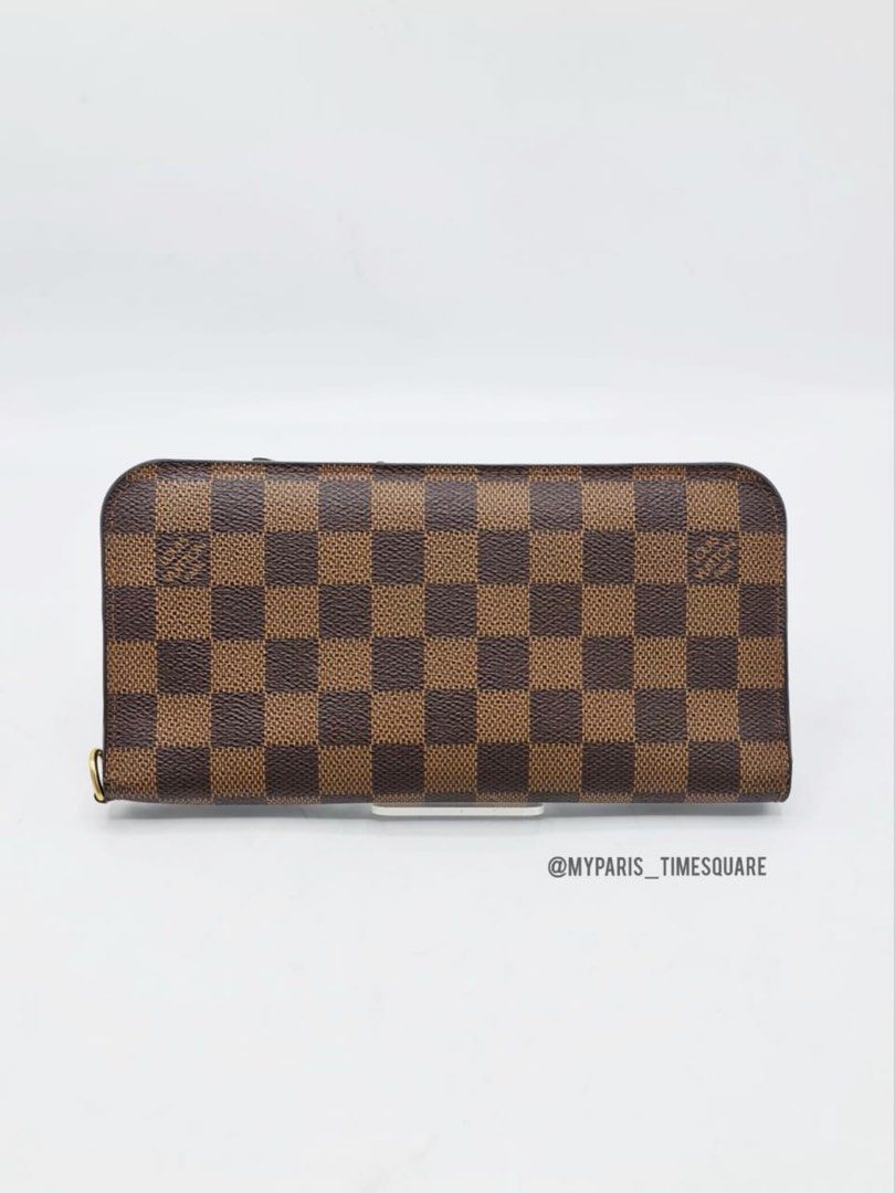 LV Sarah Long Wallet Damier Ebene, Luxury, Bags & Wallets on Carousell