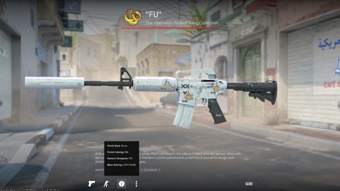 M4A1S Printstream (WellWorn) CSGO CS2, Video Gaming, Video Games