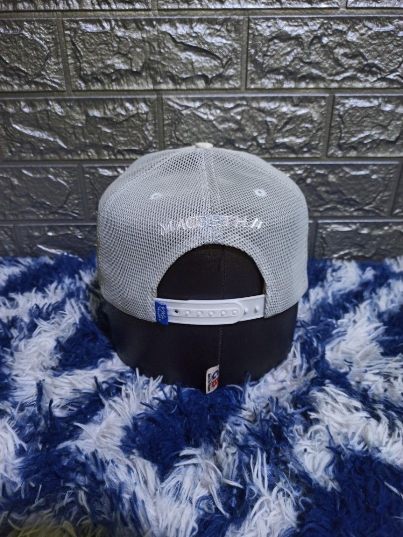 Macbeth (Category: Caps & Hats) located in Caloocan City. Submitted by thriftsbyj (Listing ID 1264546571, Image 3). Description: Macbeth 🧢 Snapback / One Size Fits All 🧢 Brandnew 🧢 Color Rate: 10/10 🧢 Issue: minimal stain top button, see last pic..