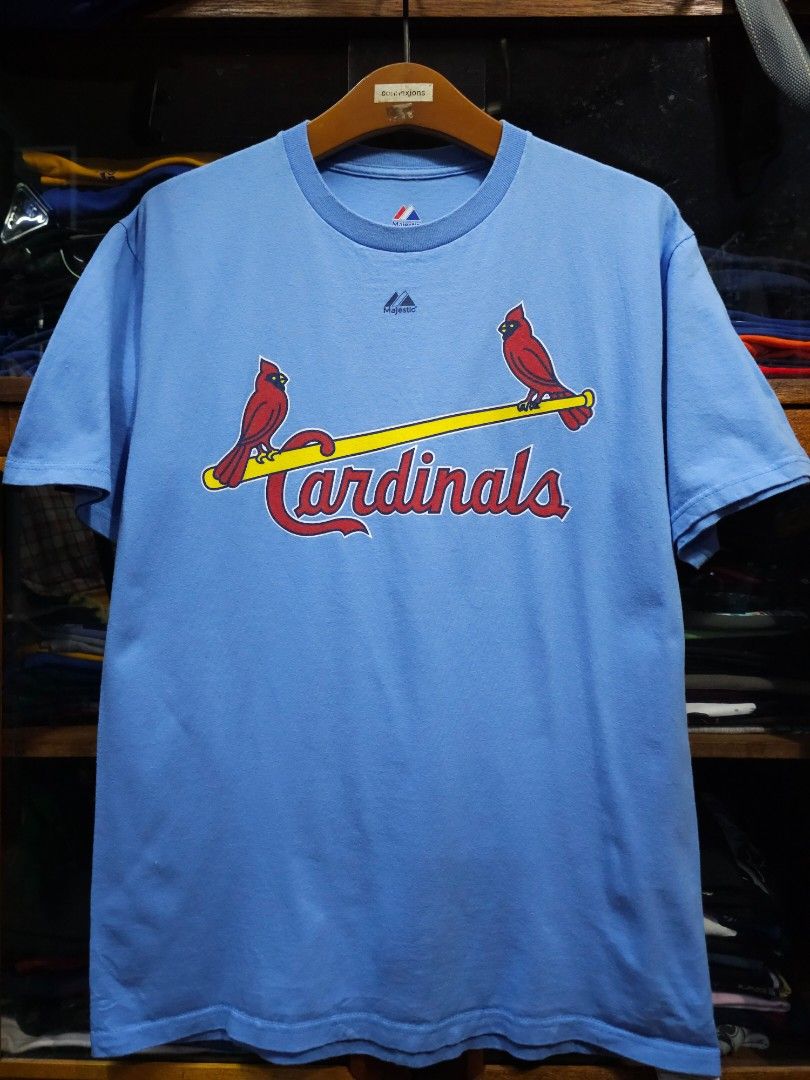 Majestic T-Shirt Adult Size Large Red St. Louis Cardinals Baseball