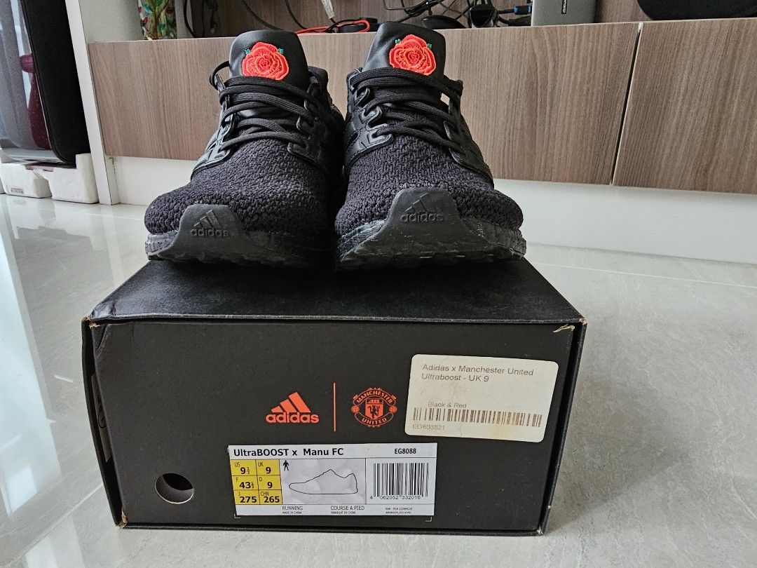 Manchester United Ultraboost Men s Fashion Footwear Sneakers on