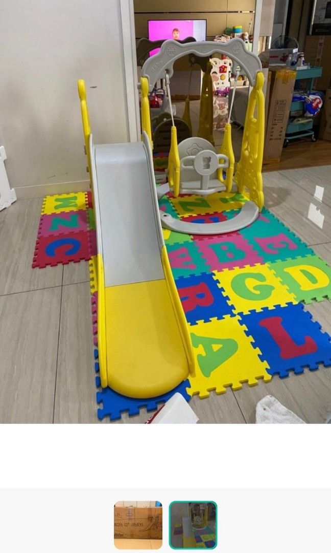 Mas Baby Swing & Slide, Babies & Kids, Infant Playtime on Carousell