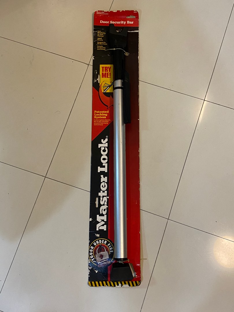 Master Lock Door Security Bar, Furniture & Home Living, Security