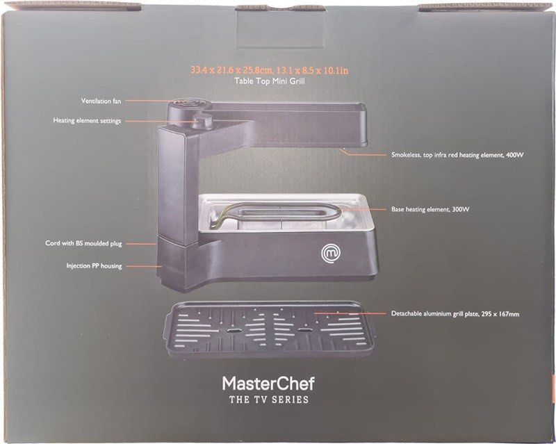 Masterchef Table Top Mini Grill, TV & Home Appliances, Kitchen Appliances, BBQ, Grills & Hotpots