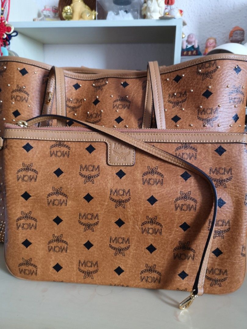 Mcm store bag shopper