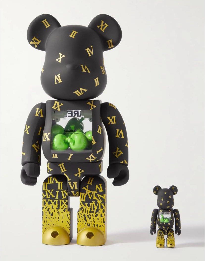 Medicom Toy Be@Rbrick - Shareef 3 100% & 400%, 興趣及遊戲, 玩具