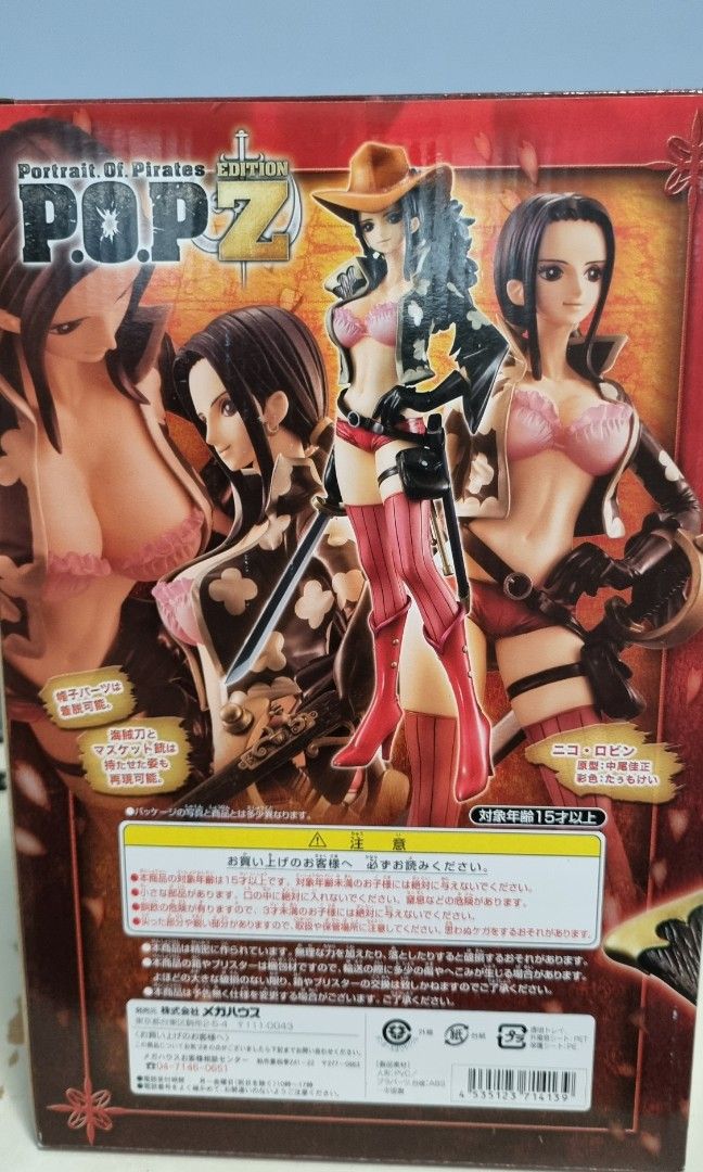 Megahouse One Piece Portrait of Pirates P.O.P Nico Robin Z Edition 1/8 Figure (Category: Toy Figures) located in Singapore. Submitted by soulburn (Listing ID 1264534349, Image 3). Description: Authentic with Silver Toei sticker. International edition. Unopened MISB.