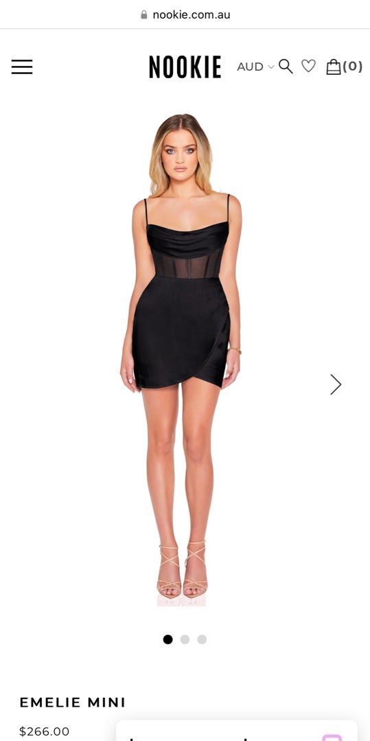 Mini Black Party Dress Nookie Australian Women s Fashion Dresses