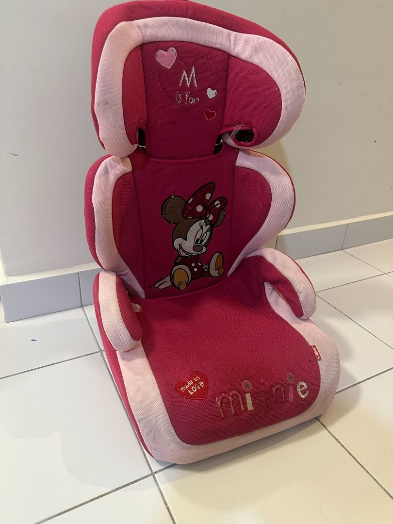Minnie Mouse Booster Seat Babies Kids Going Out Car Seats on
