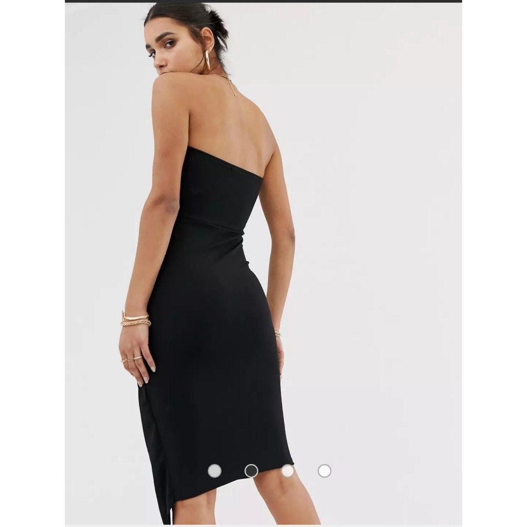 Missguided bandeau origami dress