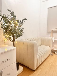 Modern Nordic Sofa / white beige sofa / Boucle sofa / premium sofa / studio sofa / minimalistic sofa / love sofa
