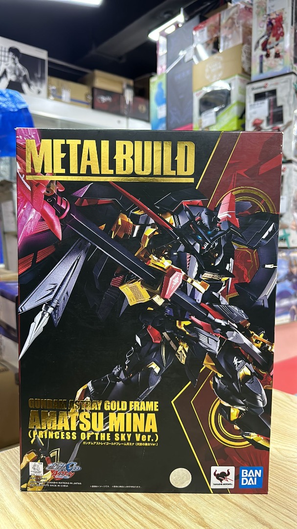 SOLD (N)開封品Bandai Metal Build Gundam Astray Gold Frame Amatsu