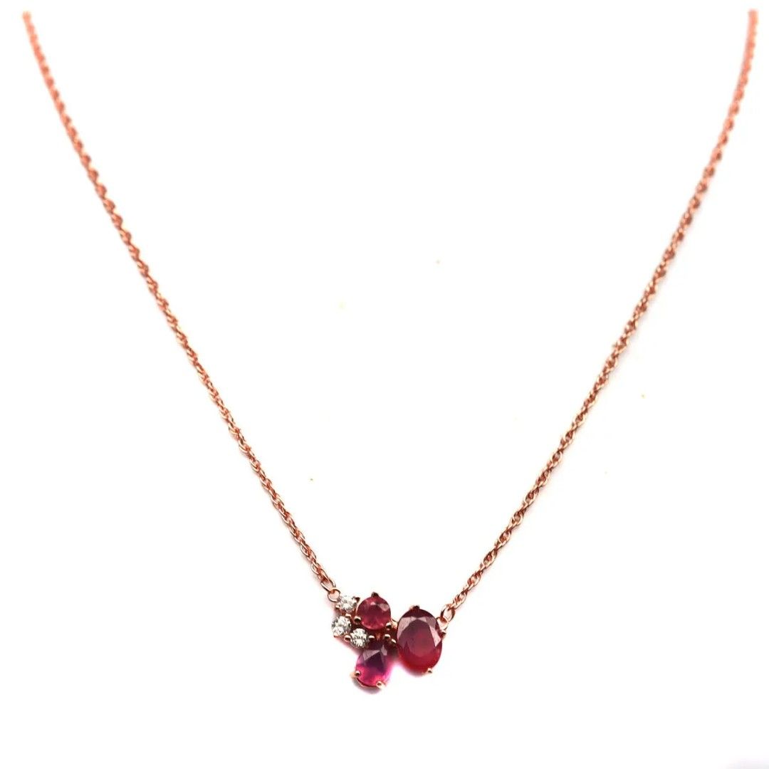 Real ruby necklace store