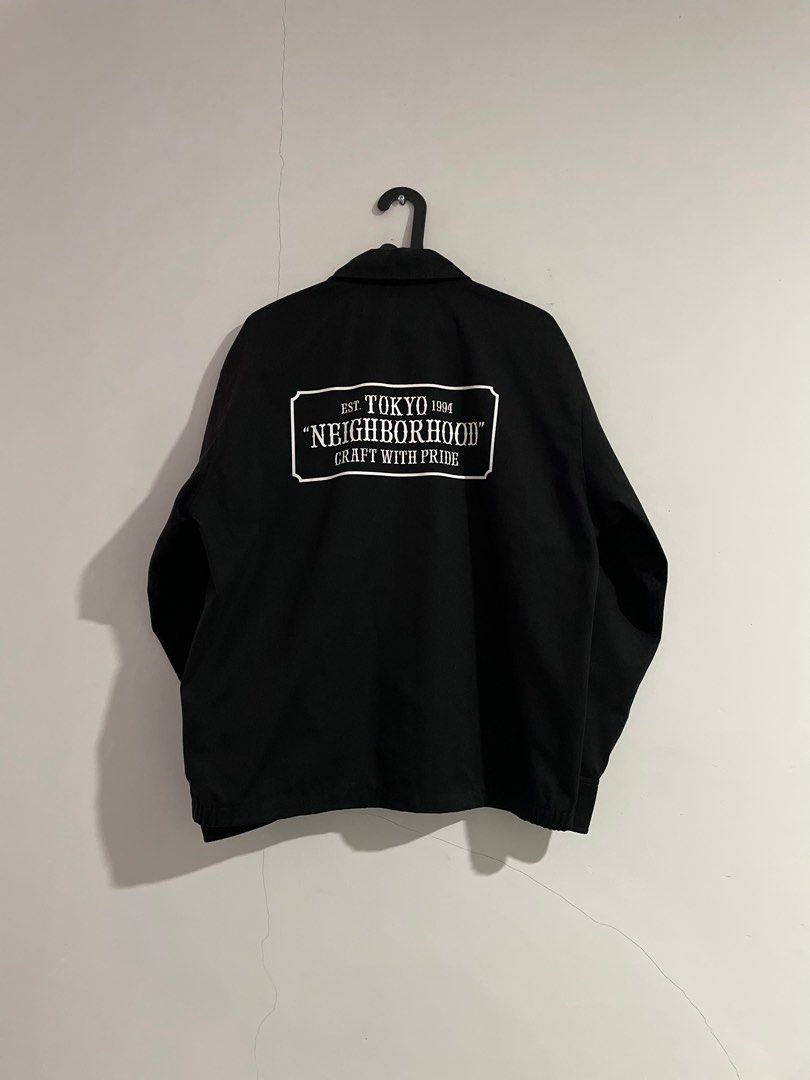 Neighborhood drizzler EC-JKT black 2021, Fesyen Pria
