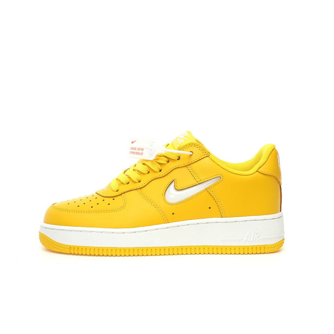 White air force 1 yellow tick clearance
