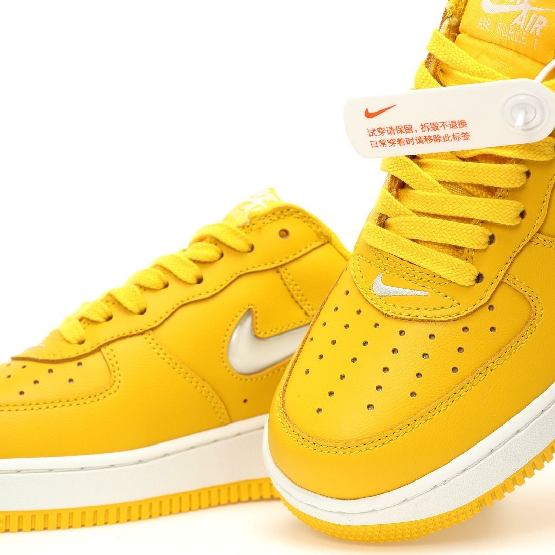 Nike air force 1 mustard yellow on sale