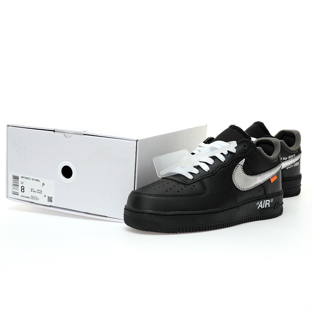 Nike air force 1 black metallic silver outlet