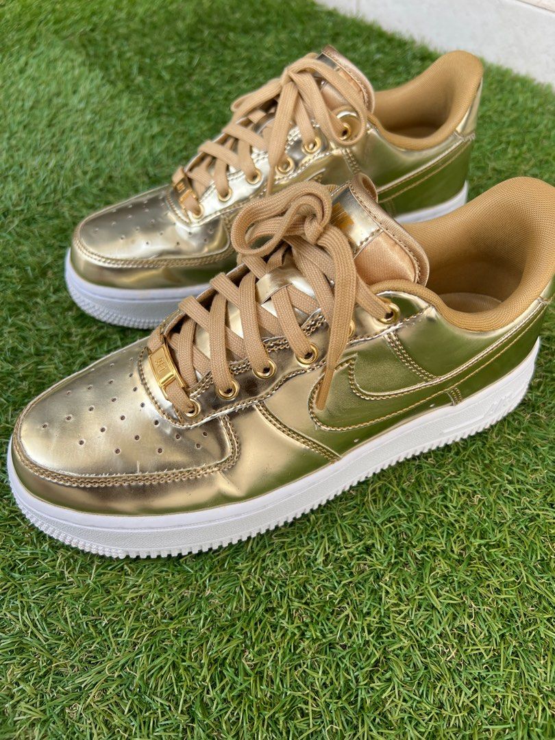 Af1 cheap metallic gold