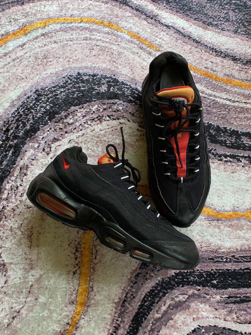 Nike air max 95 - black/challenge red online