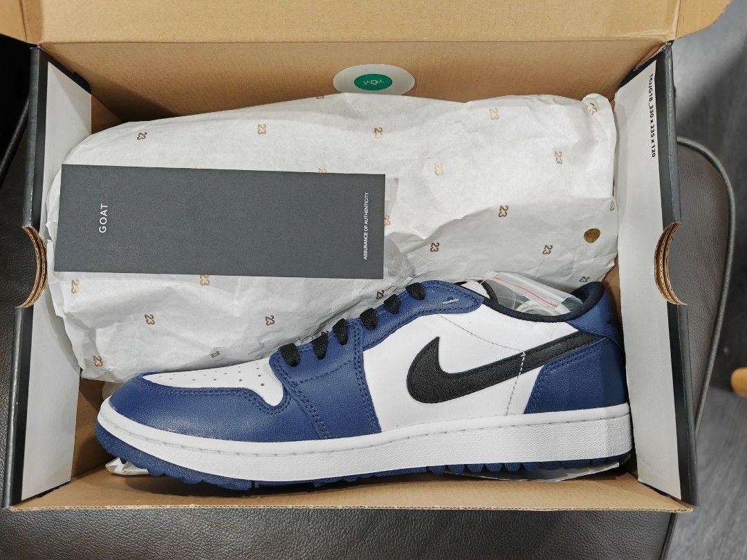 Nike Jordan 1 Low Midnight Navy Men s Fashion Footwear Sneakers