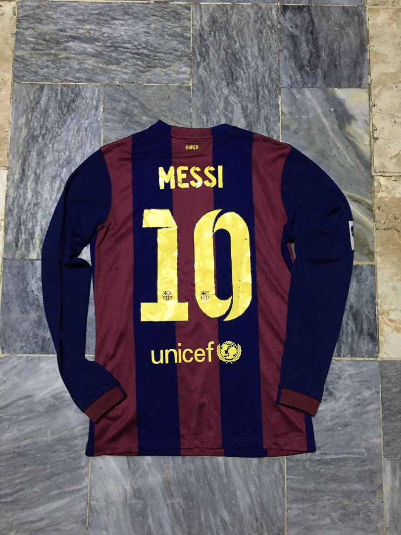 NIKE QATAR AIRWAY MESSI FOOTBALL JERSEY, Men's Fashion, Tops & Sets