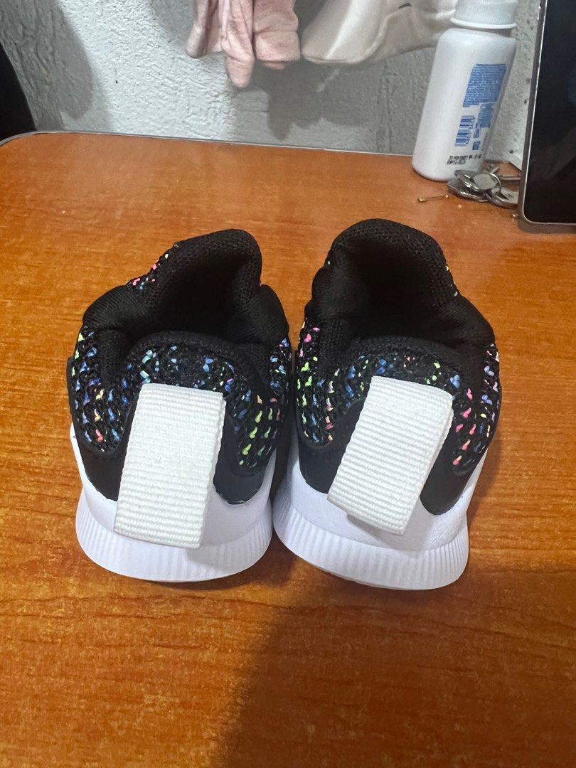 Nike Viale SE size 2C Toddler Black White Multicolor Sneakers
