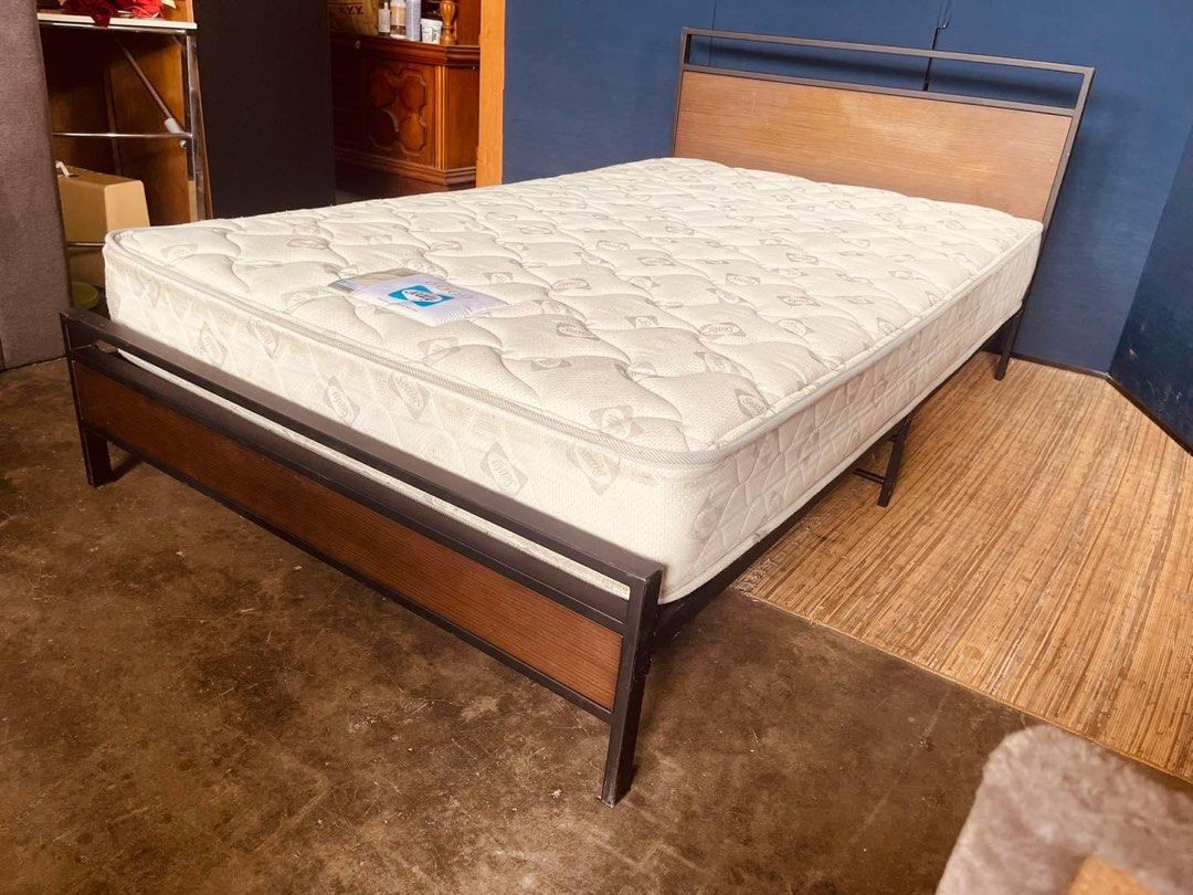 Nitori bedframe w/ seally mattress, Furniture & Home Living, Furniture