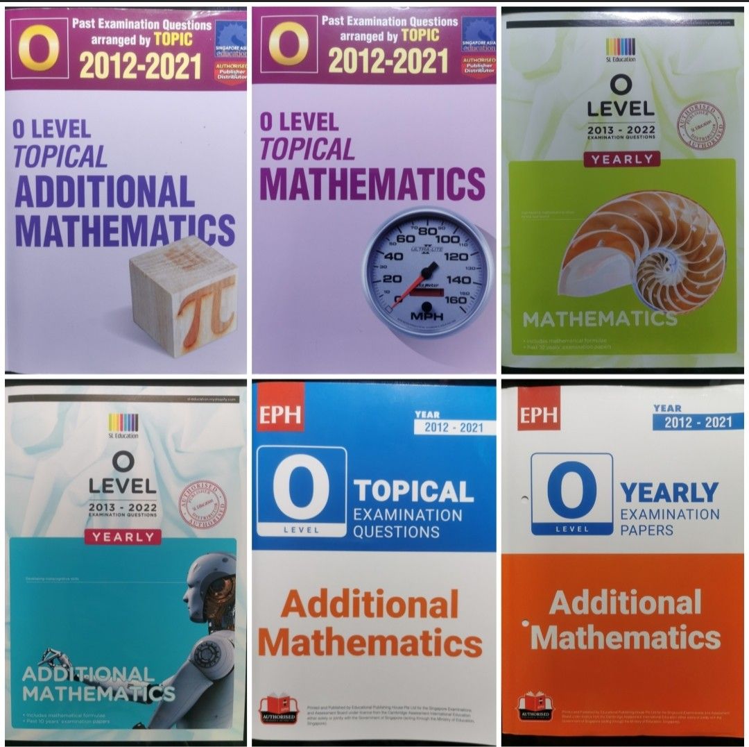 O Level Topical Math O Level Math/Additional Math Topical/Yearly TYS, Hobbies & Toys, Books ...
