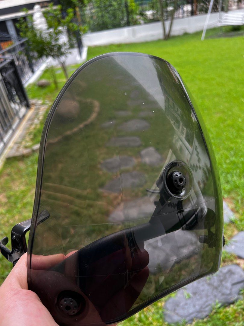Official Ducati Scrambler Touring Plexiglass Windshield tinted
