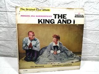 Old Vinyl LP Plaka Rodgers and Hammerstein's THE KING AND I Original Cast Music Album