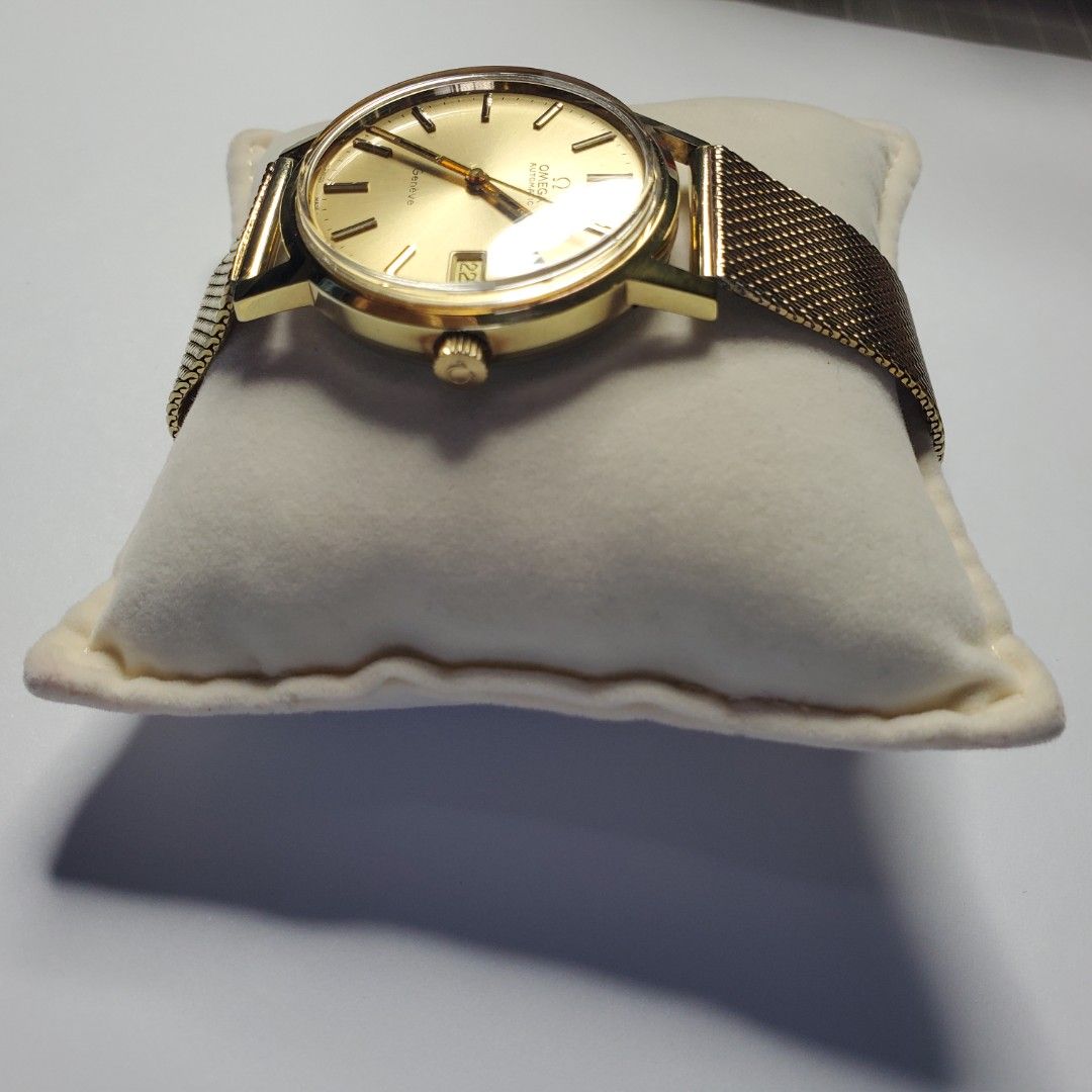 Vintage gold watch mens cheap