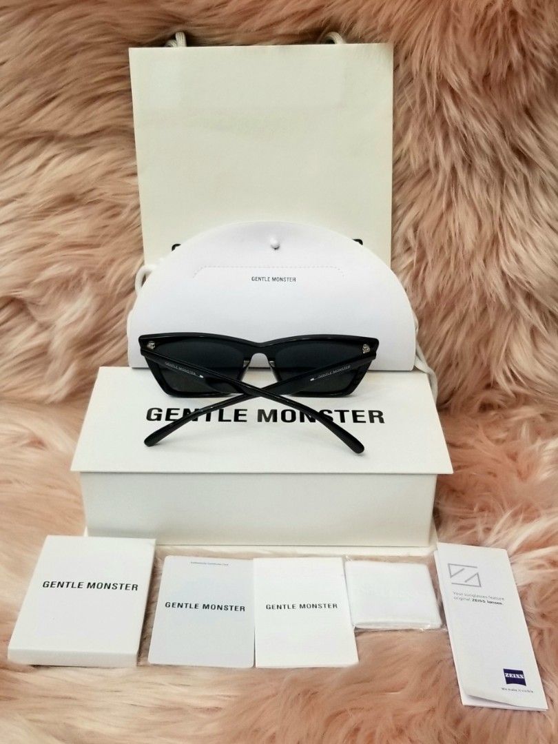 Authentic Gentle Monster Talin Black Sunglasses, Women's Fashion