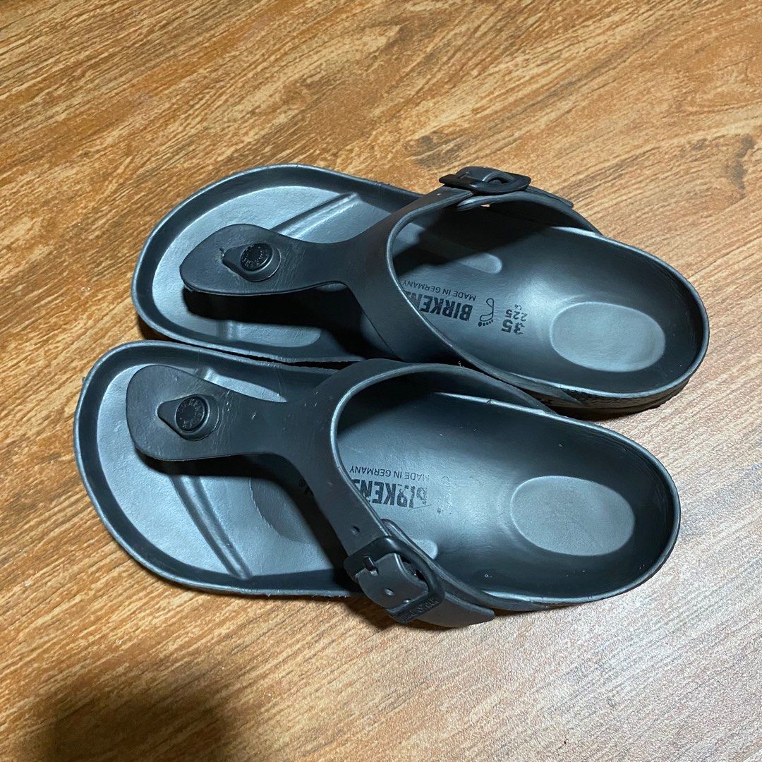 Birkenstock gizeh eva metallic outlet anthracite