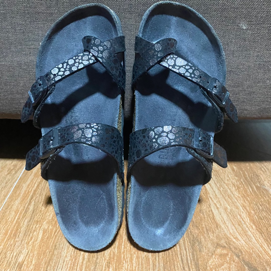 Birkenstock mayari metallic stones black outlet