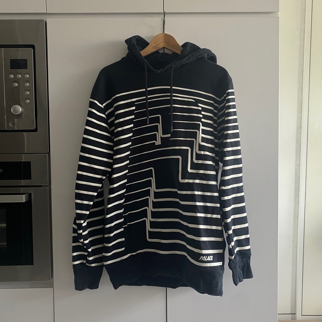 Palace deals stripe hoodie